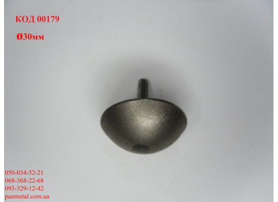 Заклепка кована кругла д30 28*4 мм-2
