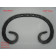 Завиток С кованый 190*110 мм 10*10 мм вальцованный