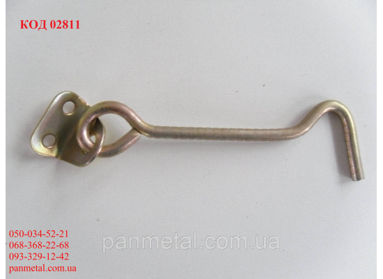 Гачок дверний 8*150 цинк